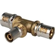 Тройник переходной 26х16х20 для металлопластиковых труб прессовой, SFP-0005-261620 STOUT