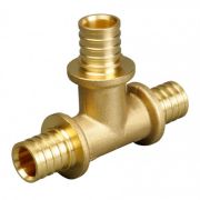 Тройник ONE PLUS 20 латунь акс. (80/10)