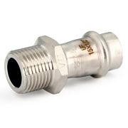 Муфта Uni-Fitt пресс 28х3/4quot; нар. р., нерж. ст.