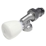 Клапан термостатический Giacomini угловой осевой микрометрический 1/2quot; x 16, R435X062