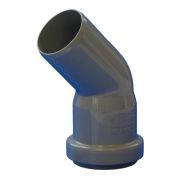 Отвод Политэк Пайп 32х45гр. ВК (60)