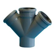 Крестовина Политэк Пайп одноплоскостная 110х110х110/45гр. ВК (16)