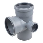 Крестовина Политэк Пайп двухплоскостная 110х110х50/87,5гр. правая ВК (25)