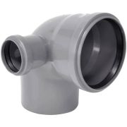 Отвод TEBO для внут. канал. с выходом (левый) 110/50 87 гр. сер. арт. 013021301 (1/10)