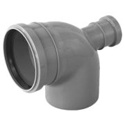 Отвод TEBO для внут. канал. с выходом (тыл) 110/50 87гр. сер. арт. 013021303 (1/10)