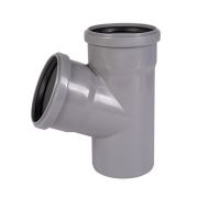 Тройник Ostendorf 32/32x67гр. HTEA Внутр.кан. PPS серый