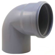 Отвод Ostendorf 110х87гр. HTB внутр. кан. PPS серый