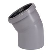 Отвод Ostendorf 90х30гр. HTB внутр.кан. PPS серый