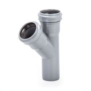 Тройник Lammin ВК 50х40/45гр., 60/1