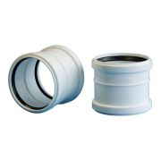 Муфта Политэк Пайп 50 двухраструбная для бесш. кан-и ПП (100)