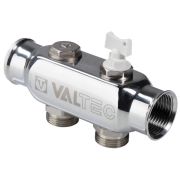 Коллектор VALTEC VTc.505.SS.060505 из нерж. стали с м-о расст. вых. 50 мм 1quot;х3/4quot; 5 вых. евроконус