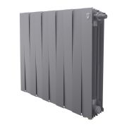 Радиатор биметаллический Royal Thermo PianoForte 500 Серебристый VR80 - 10 секц.