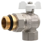 Кран VIEIR шар. с амер. с кольцевым уплотнением 1/2quot; угловой VER47A