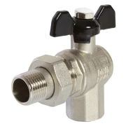 Кран VRT шаровой со сгоном угловой 3/4quot; бабочка