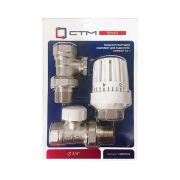 Комплект термостатический для радиатора СТМ ТЕРМО прямой в блистере 3/4quot;