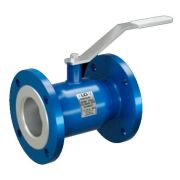 Кран шаровой стальной фланцевый LD Ду50 Ру40 неполнопроходной, из стали 12Х18Н10Т