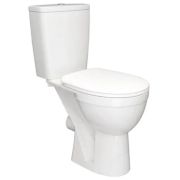 Унитаз-компакт Rosa Ресса для инв горизонт выпуск н/подвод с арм 2реж слив с сиденьем ПП белый