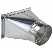 Переход ЕВРОВЕНТ (КрПр) 160-200х200-200 (оц.ст.0.5/R20)