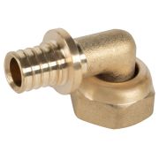 Угол Royal Thermo ritable аксиальный с нак. гайкой, латунь 25х3/4