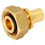 Муфта Uni-Fitt пресс-В 16x3/4quot; с накидной гайкой, плоской прокладкой