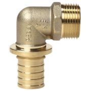 Угольник-переходник REHAU НР 16-1/2quot; RX+, бронза