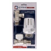 Комплект СТМ ТЕРМО термостатический для радиатора прямой в блистере 1/2quot;