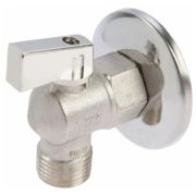 Кран шаровой TIM 1/2quot;х3/4quot; ВР/НР угловой, для бытовых приборов, хром BL5809