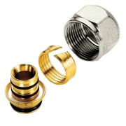 Соединитель Uni-Fitt обжимной В 16(2.2)х1/2quot; конусный, для полиэтиленовых труб