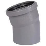 Отвод Ostendorf 50х15гр. HTB Внутр.кан. PPS серый