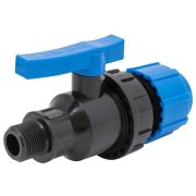 Кран шаровой ТПК-АКВА компрессионный НР разъемный d 32 х 3/4quot;, 553223234