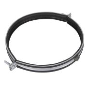 Хомут для воздуховода SHUFT с резиновым профилем 200мм (гайка)