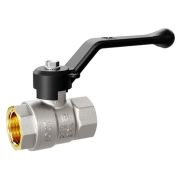 Кран шаровой латунный LD Pride 47.50.В-В.Р Ду 50 Ру 25 (рычаг с бир.)