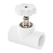 Вентиль TEBO бел. PP-R в сборе 40х90 (4/16), арт. 030060305