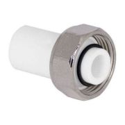 Штуцер TEBO бел. PP-R евроконус с накидной гайкой 20x3/4quot; (20/360), арт. 030091011