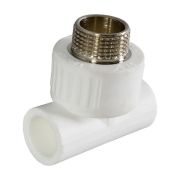 Тройник РОСТерм PPR комбинированный D20х3/4 х20 НР