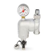 Фильтр сетчатый VARMEGA промывной, поворотный 1/2quot;, с разъемным соединением и ВР, VM21801