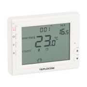 Термостат комнатный Teplocom TS-Prog-2AA/8A, проводной, прогр, реле 250В, 8А