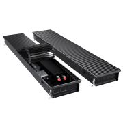 Конвектор внутрипольный Royal Thermo ATRIUM TURBO-90/250/1800-DG-U-BL