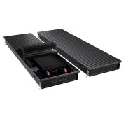 Конвектор внутрипольный Royal Thermo ATRIUM TURBO-90/400/2100-DG-U-BL