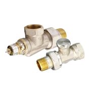 Набор термостатический для радиатора осевой Royal Thermo 1/2quot; Click