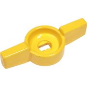 Ручка-бабочка Giacomini желтая 3/8quot; - 1/2quot; полуб., P31FGY013