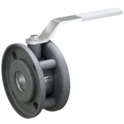 Кран шаровой стальной межфланцевый LD Стриж Ду50 Ру16 оцинкованный, полнопроходной