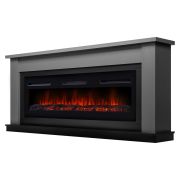 Каминокомплект:Очаг Electrolux Infinity EFP/P-1600ULS, портал Canto Long графит, черный