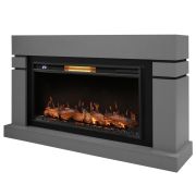 Каминокомплект: Очаг Electrolux EFP/P-4220LS, портал Lindos 42/40/36, светло-серый, р/в