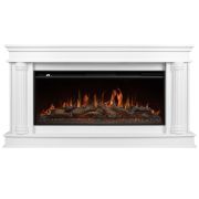 Каминокомплект: Очаг Royal Thermo Aurora RTFP/P-AR40LS, портал Olympia 42/40/36, белый