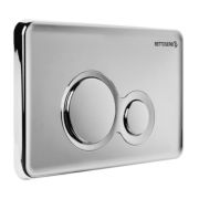 Клавиша смыва BETTOSERB TWIN, хром. глянец, 40006464