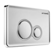 Клавиша смыва BETTOSERB DUO, хром. глянец/хром. матовый, 40006465