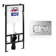 Инсталляция BETTOSERB SAVA FIX SLIM, клавиша смыва SMART, хром. глянец, SET40006473