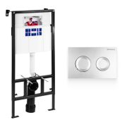 Инсталляция BETTOSERB SAVA FIX SLIM, клавиша смыва COOL, хром. матовый, SET40006468