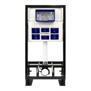 Инсталляция для унитаза BETTOSERB sava free standing, клавиша смыва черный матовый квадр.